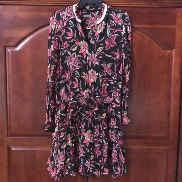 Scotch & Soda Floral Mini Dress. Size Large. - Picture 2 of 11